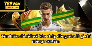 Tìm hiểu chi tiết về kèo chấp đồng nửa là gì chi tiết tại 789Win